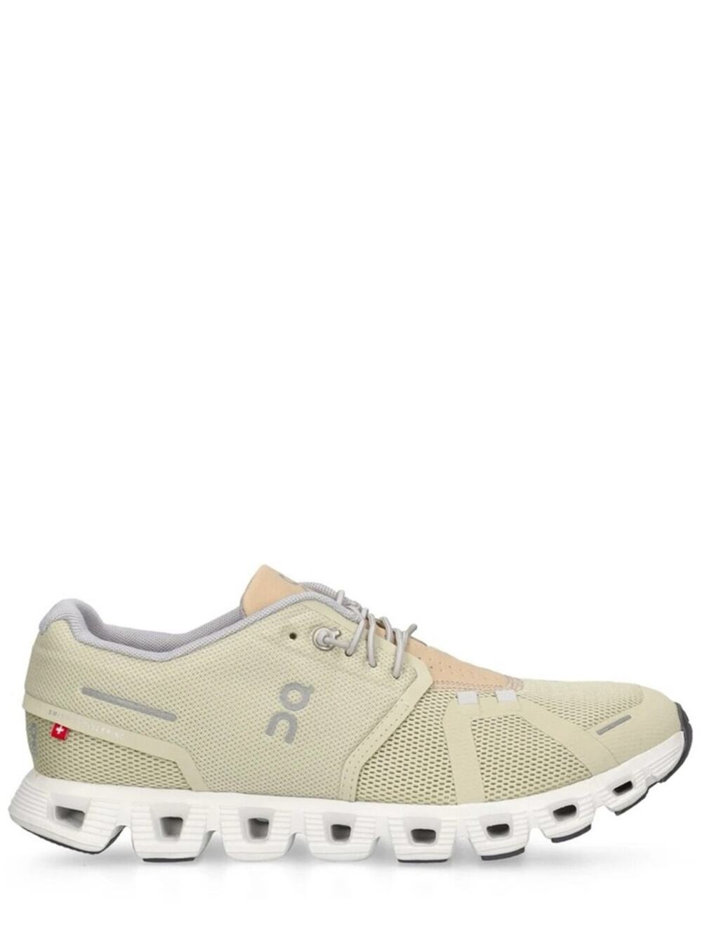 On Running Cloud 5 Women's Shoes in Haze/Sand Size 7